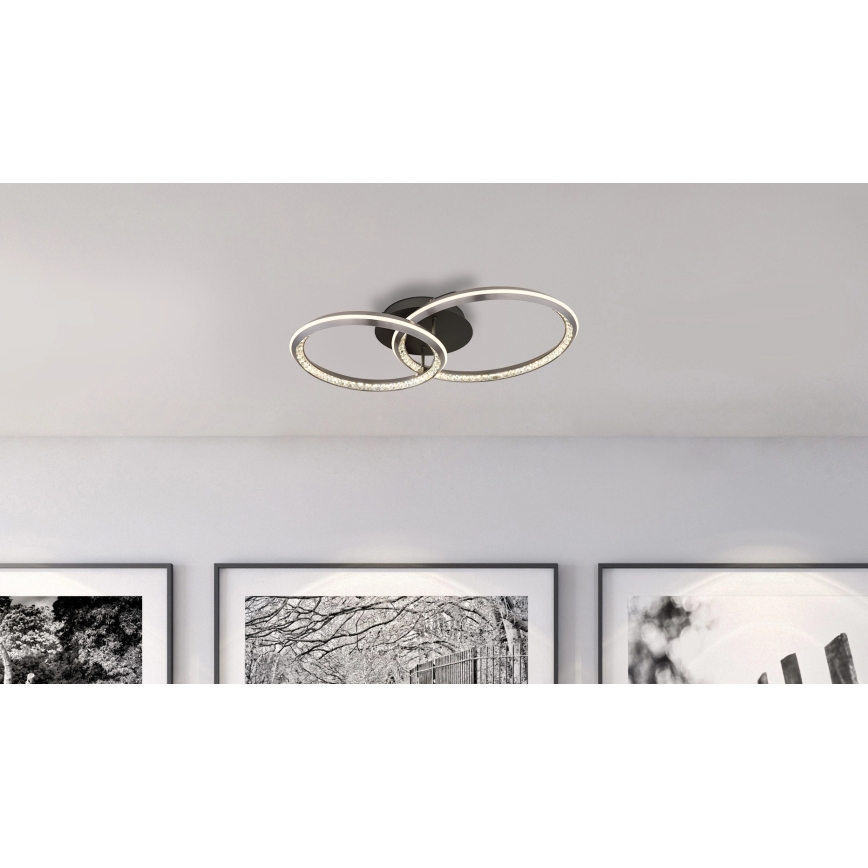Globo - Ρυθμιζόμενο φωτιστικό οροφής LED/50W/230V 2700-6000K 50x75 cm + τηλεχειριστήριο