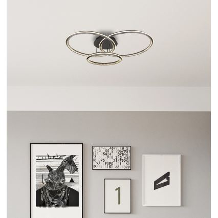 Globo - Ρυθμιζόμενο φωτιστικό οροφής LED/72W/230V 2700-6000K 50x75 cm + με τηλεχειριστήριο