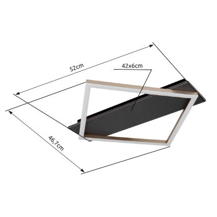 Globo - Φωτιστικό οροφής LED LED/18W/230V