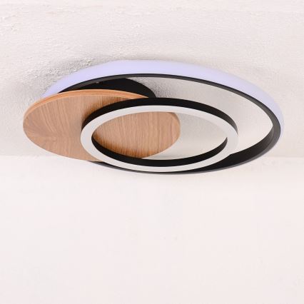 Globo - Φωτιστικό οροφής LED LED/24W/230V μαύρο