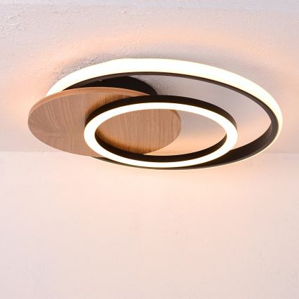 Globo - Φωτιστικό οροφής LED LED/24W/230V μαύρο