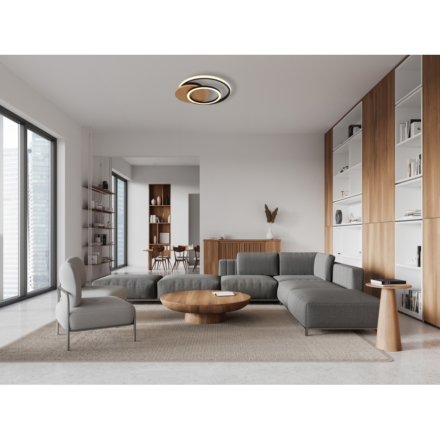 Globo - Φωτιστικό οροφής LED LED/24W/230V μαύρο