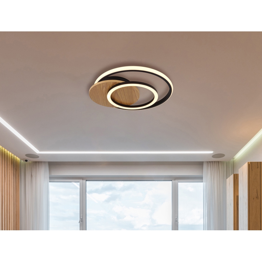 Globo - Φωτιστικό οροφής LED LED/24W/230V μαύρο