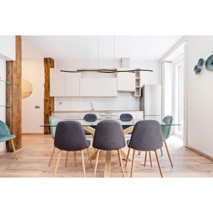 Globo -  Κρεμαστό φωτιστικό οροφής LED LED/30W/230V 3000K μαύρο