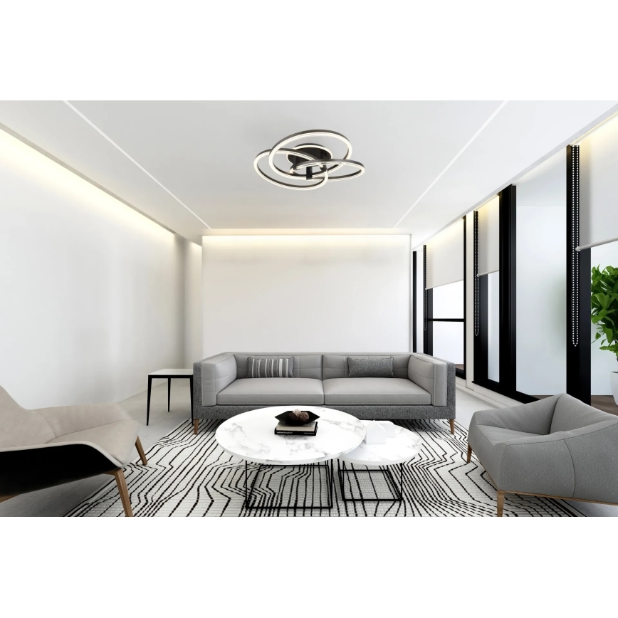 Globo - Ρυθμιζόμενο φωτιστικό οροφής LED/75W/230V 2700-6000K Ø 78 cm + τηλεχειριστήριο