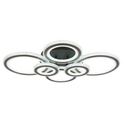 Globo - LED Ρυθμιζόμενο Φωτιστικό Οροφής LED/60W/230V 2700-6000K 56x78 εκ. ανθρακί + τηλεχειριστήριο