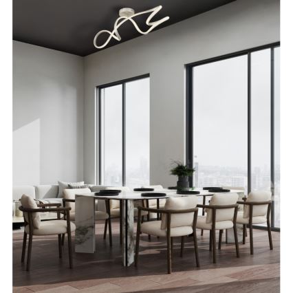 Globo - LED Πλαφονιέρα οροφής LED/30W/230V ματ χρώμιο