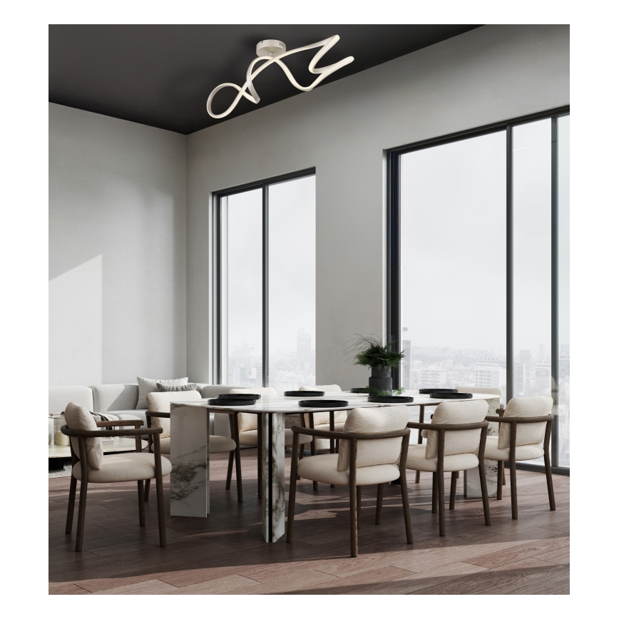 Globo - LED Πλαφονιέρα οροφής LED/30W/230V ματ χρώμιο