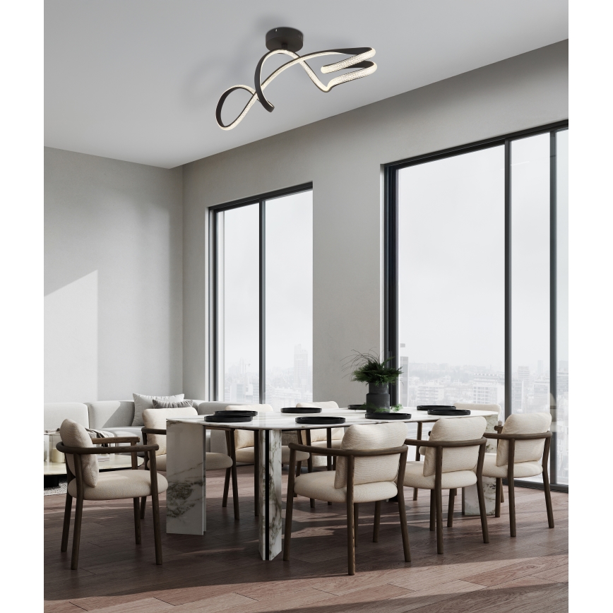 Globo - LED Πλαφονιέρα οροφής LED/30W/230V μαύρο