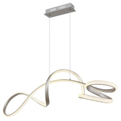 Globo -  Κρεμαστό φωτιστικό οροφής LED LED/40W/230V ματ χρώμιο