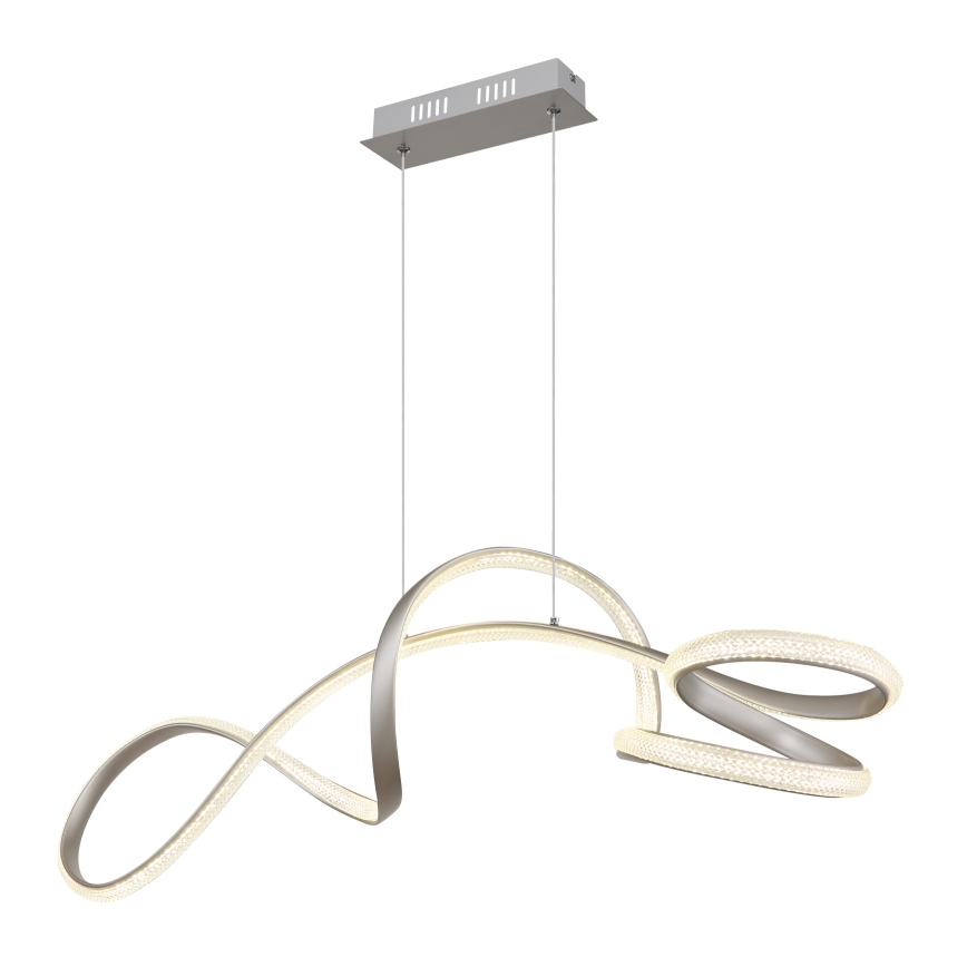 Globo -  Κρεμαστό φωτιστικό οροφής LED LED/40W/230V ματ χρώμιο