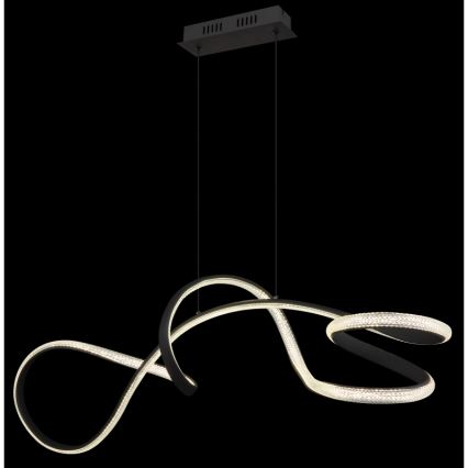 Globo -  Κρεμαστό φωτιστικό οροφής LED LED/40W/230V μαύρο