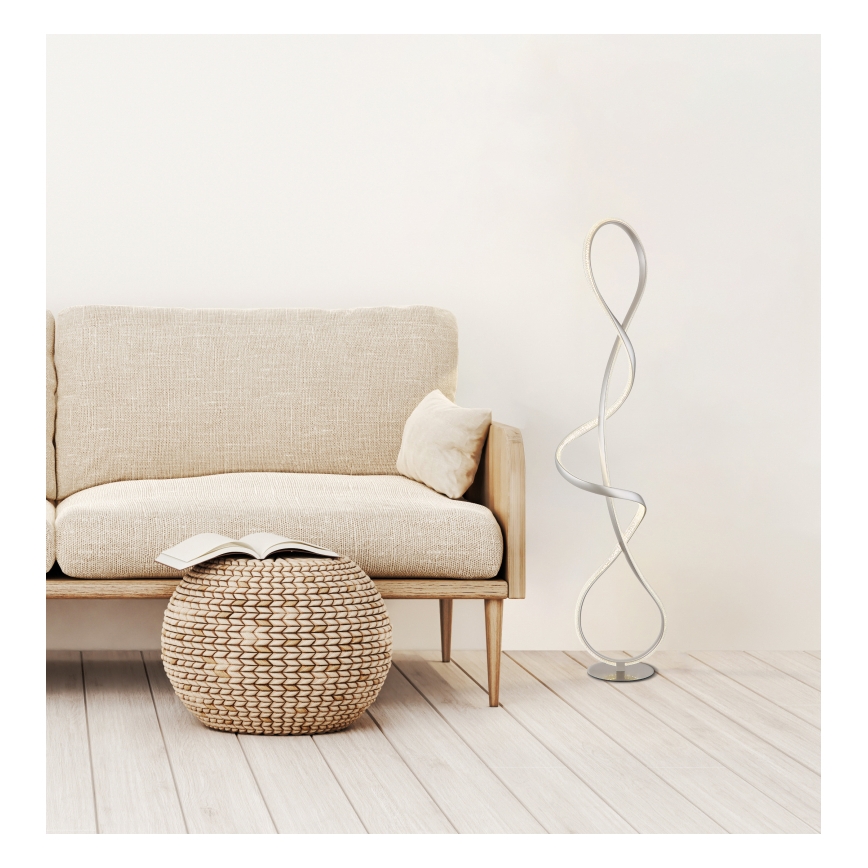 Globo - Επιδαπέδια λάμπα LED LED/36W/230V ματ χρώμιο
