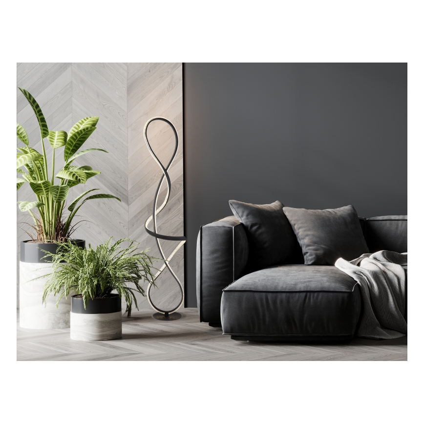 Globo - Επιδαπέδια λάμπα LED LED/36W/230V μαύρο
