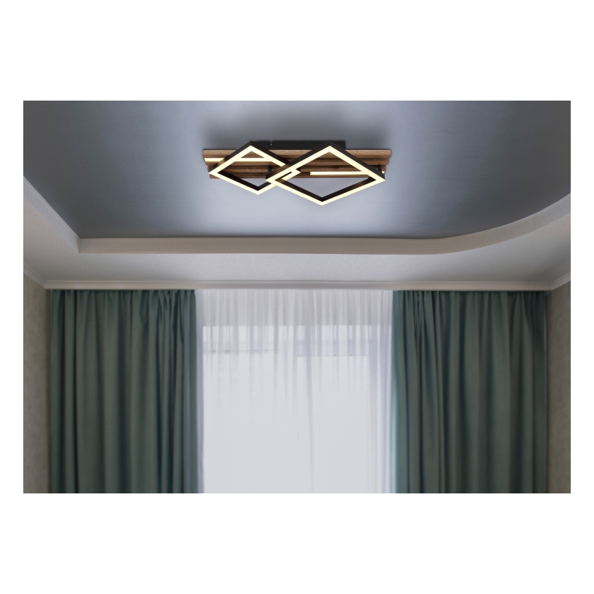 Globo - Φωτιστικό οροφής LED ED/18W/230V + LED/7W 3000K 31x47,5 cm