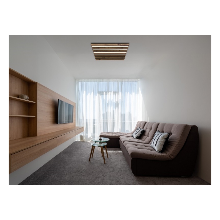 Globo - Φωτιστικό οροφής LED LED/30W/230V 3000K 45x45 cm ξύλο