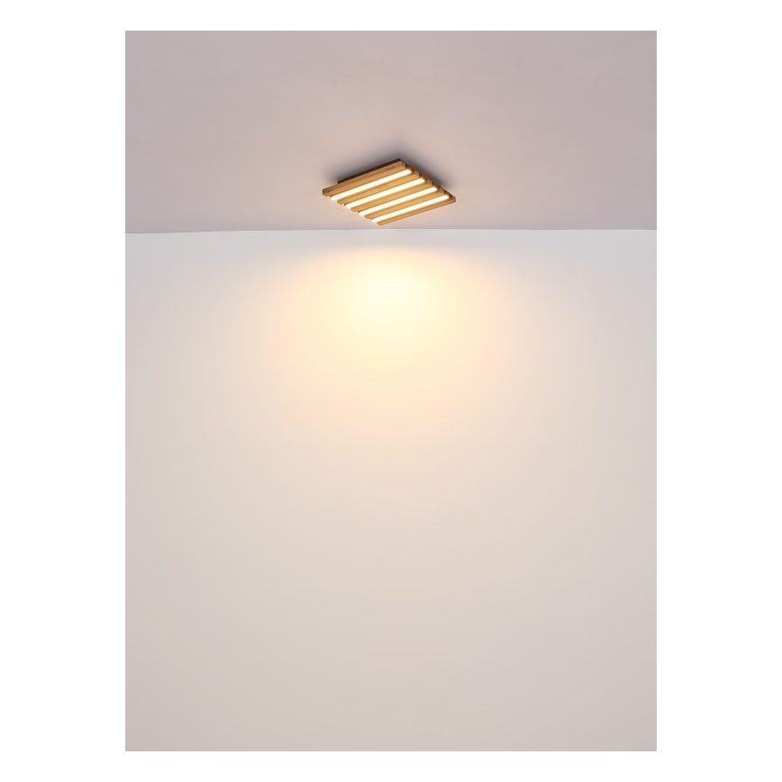 Globo - Φωτιστικό οροφής LED LED/30W/230V 3000K 45x45 cm ξύλο