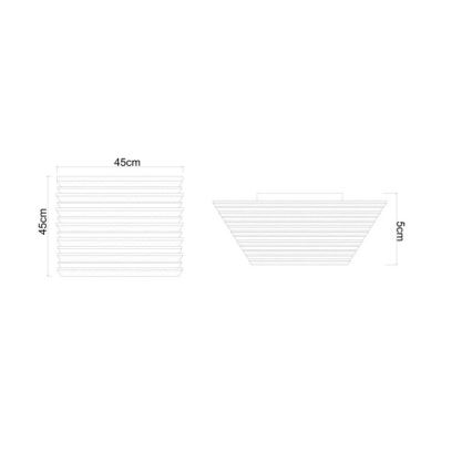 Globo - Φωτιστικό οροφής LED LED/30W/230V 3000K 45x45 cm ξύλο