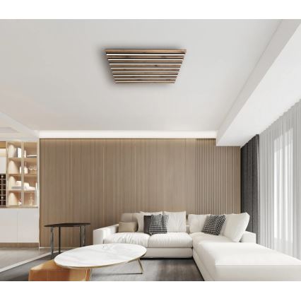 Globo - Ρυθμιζόμενο LED φωτιστικό οροφής LED/40W/230V 2700-6000K 60x60 cm + τηλεχειριστήριο