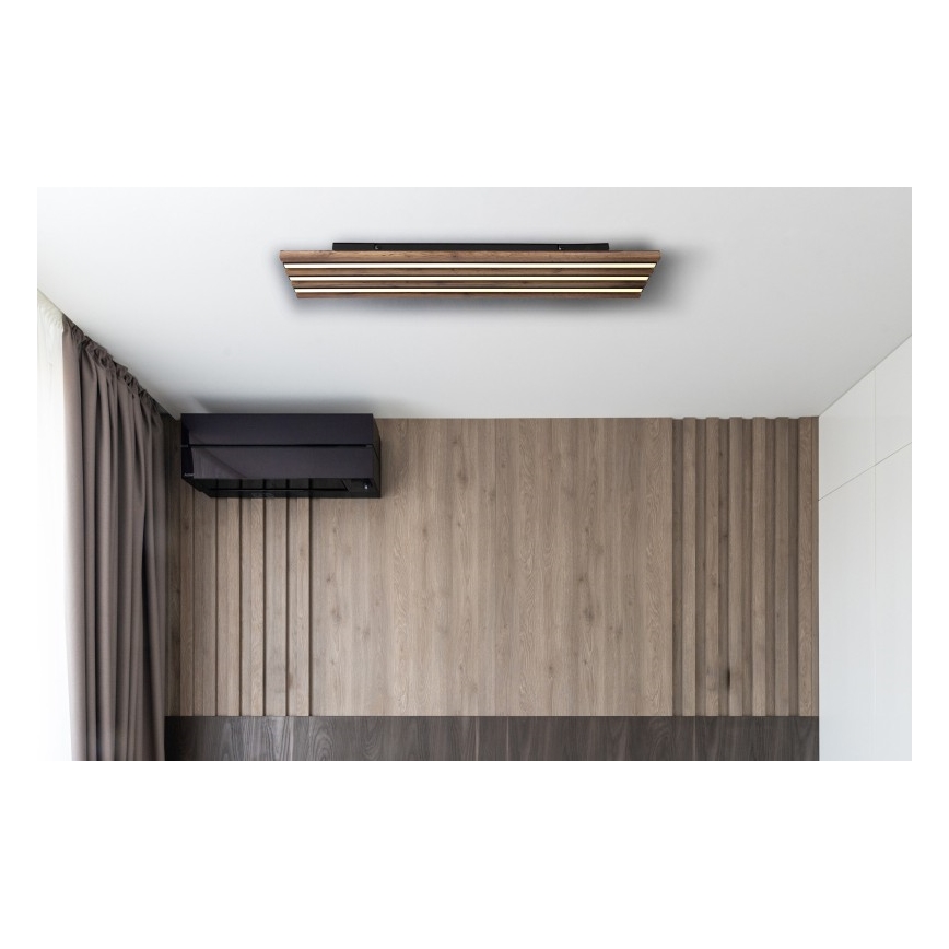 Globo - Φωτιστικό οροφής LED LED/30W/230V 3000K 80x20 cm ξύλο