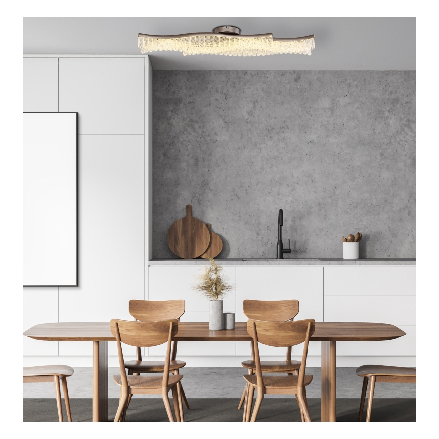 Globo - Φωτιστικό οροφής LED LED/35W/230V 3200K 18x108 cm ματ χρώμιο