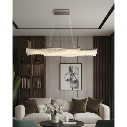 Globo -  Κρεμαστό φωτιστικό οροφής LED LED/35W/230V 3200K ματ χρώμιο