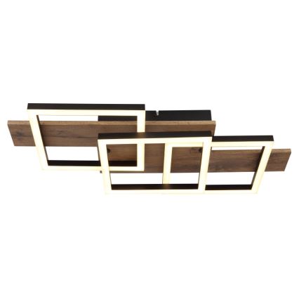 Globo - Φωτιστικό οροφής LED LED/24W/230V 3000K 33x58 cm καφέ/μαύρο