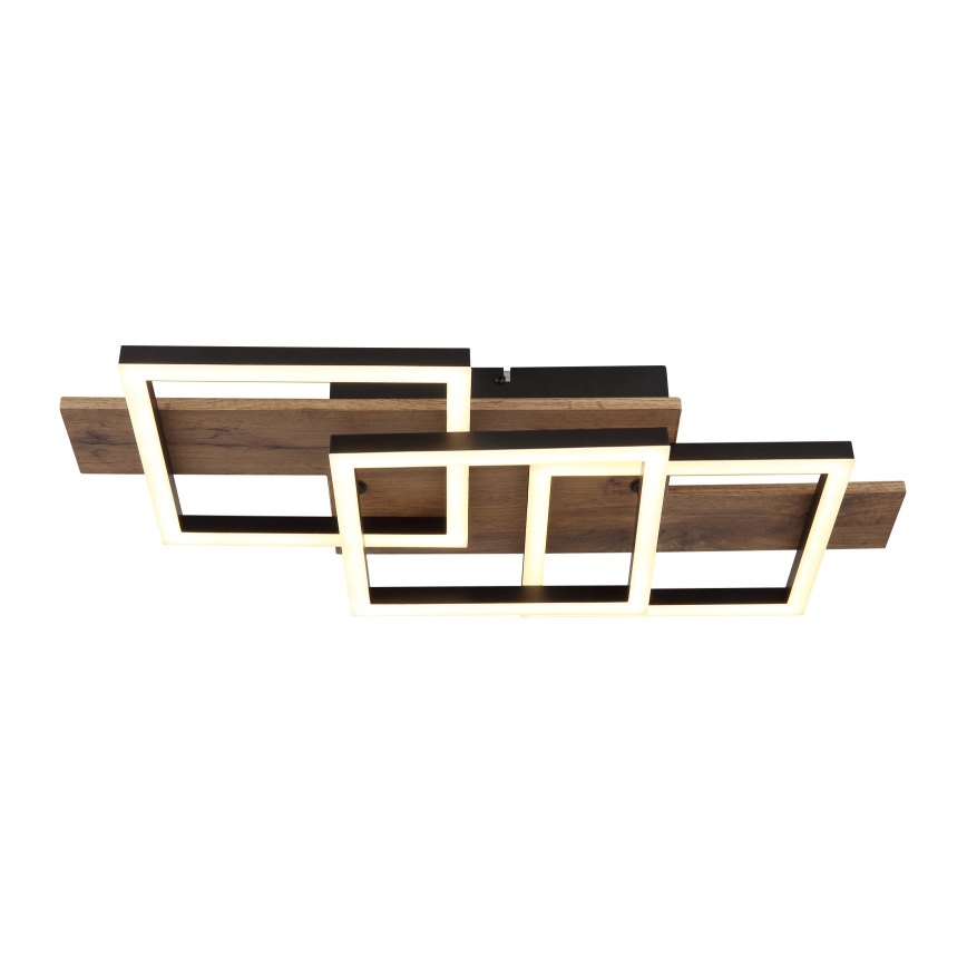 Globo - Φωτιστικό οροφής LED LED/24W/230V 3000K 33x58 cm καφέ/μαύρο