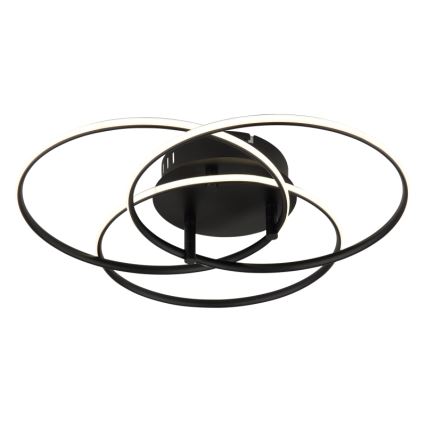 Globo - Φωτιστικό οροφής LED LED/40W/230V 4000K διάμετρος 45,6 cm μαύρο
