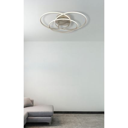 Globo - Φωτιστικό οροφής LED LED/40W/230V 4000K διάμετρος 45,6 cm ματ χρώμιο