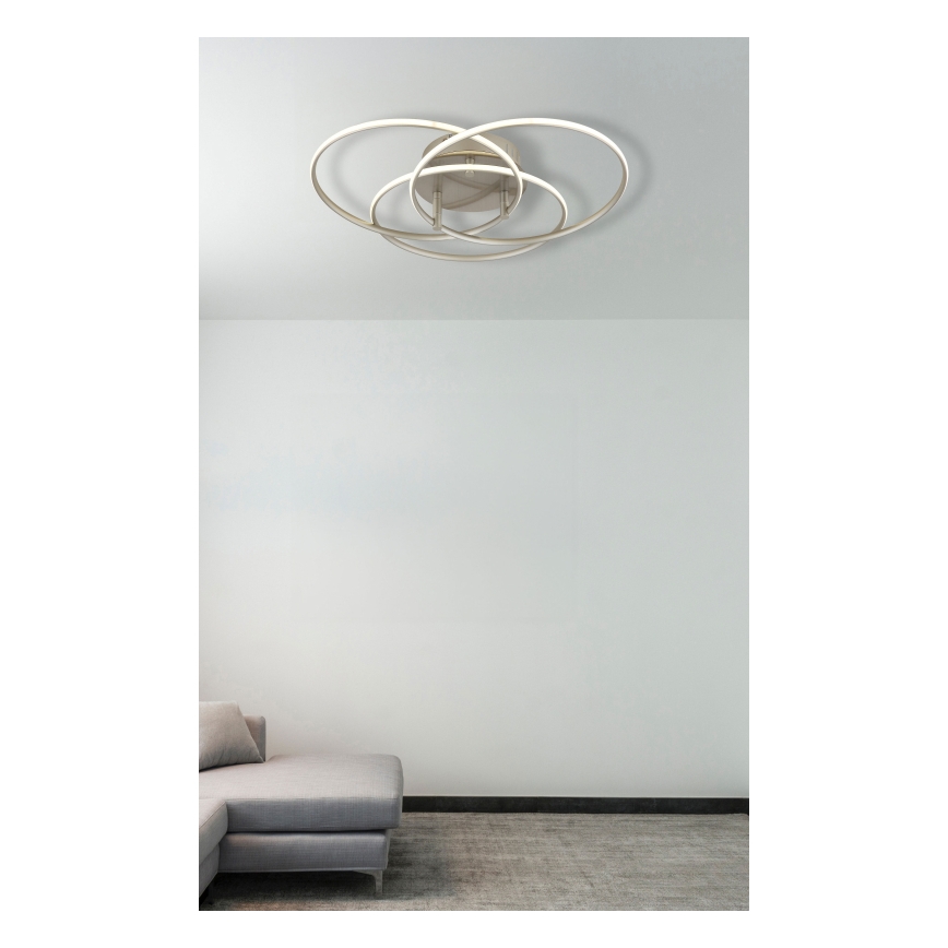 Globo - Φωτιστικό οροφής LED LED/40W/230V 4000K διάμετρος 45,6 cm ματ χρώμιο