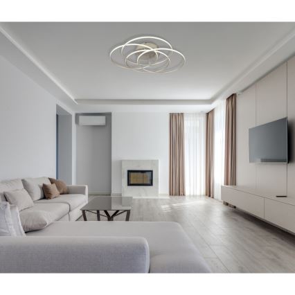 Globo - Φωτιστικό οροφής LED LED/55W/230V 4000K διάμετρος 51,5 cm ματ χρώμιο