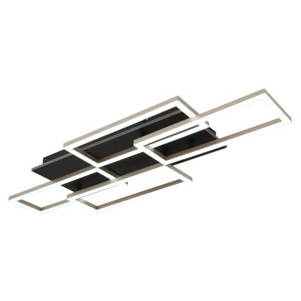 Globo - Ρυθμιζόμενο LED φωτιστικό οροφής LED/40W/230V 2700-6500K 32,5x87,5 cm μαύρο + τηλεχειριστήριο