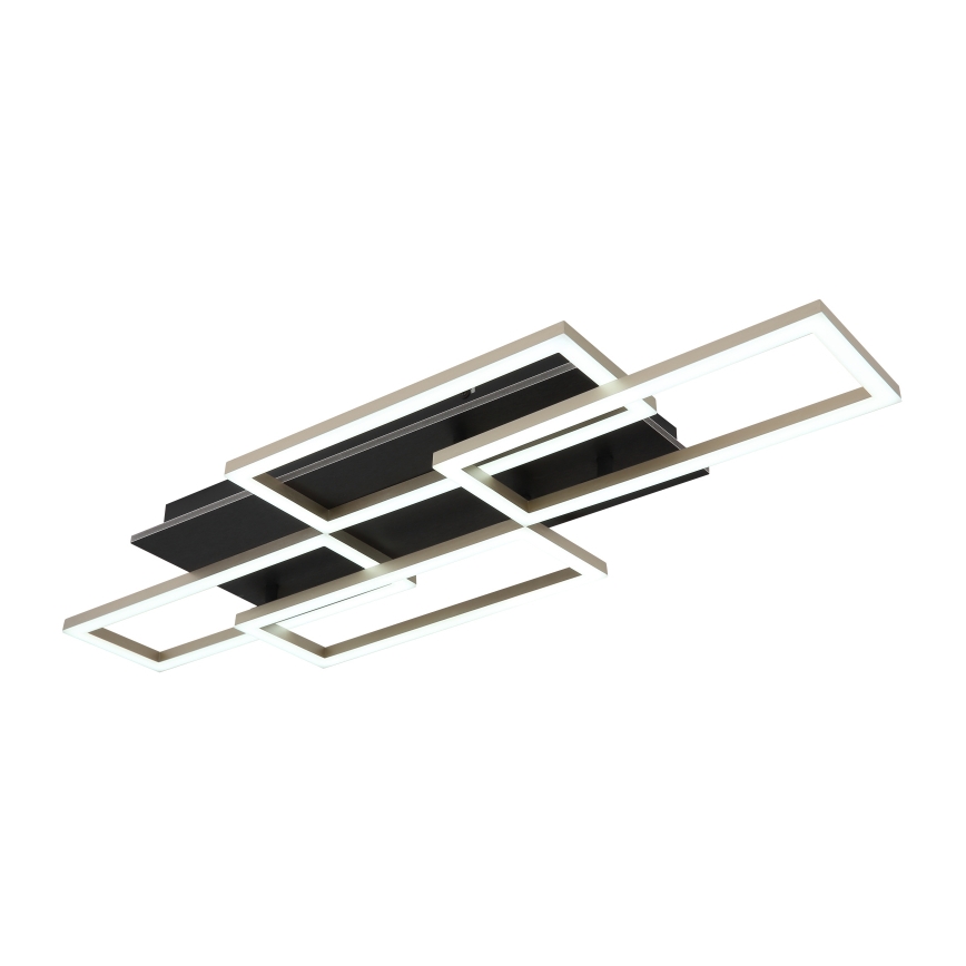Globo - Ρυθμιζόμενο LED φωτιστικό οροφής LED/40W/230V 2700-6500K 32,5x87,5 cm μαύρο + τηλεχειριστήριο