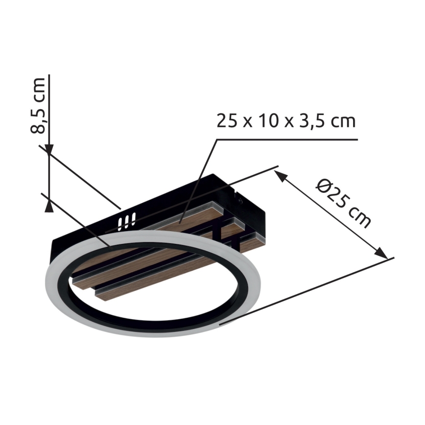 Globo - LED Φωτιστικό οροφής LED/10W/230V 3000/4200/6000K