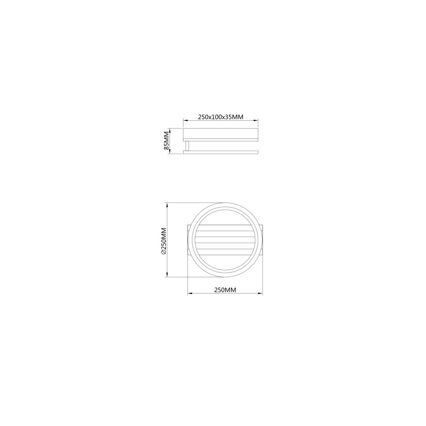 Globo - Φωτιστικό οροφής LED 10W/230V 3000/4200/6000K 25x25 cm