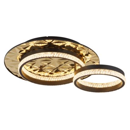 Globo - Φωτιστικό οροφής LED LED/24W/230V 3000K 40x50,5 cm μαύρο/χρυσό