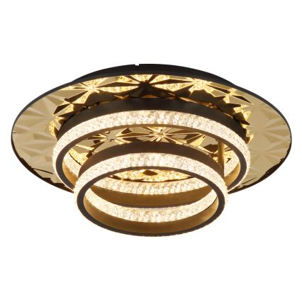 Globo - Φωτιστικό οροφής LED LED/24W/230V 3000K 40x50,5 cm μαύρο/χρυσό