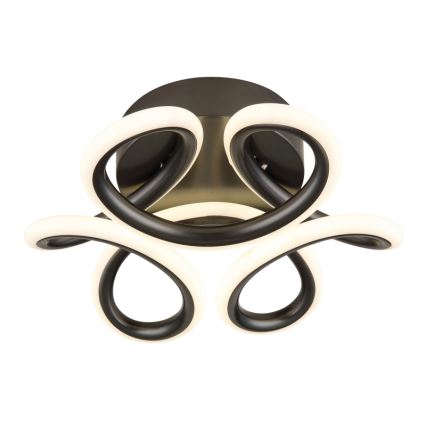 Globo - LED Οροφωτιστικό LED/24W/230V 2700/4000/6000K διάμ. 26 εκ. μαύρο