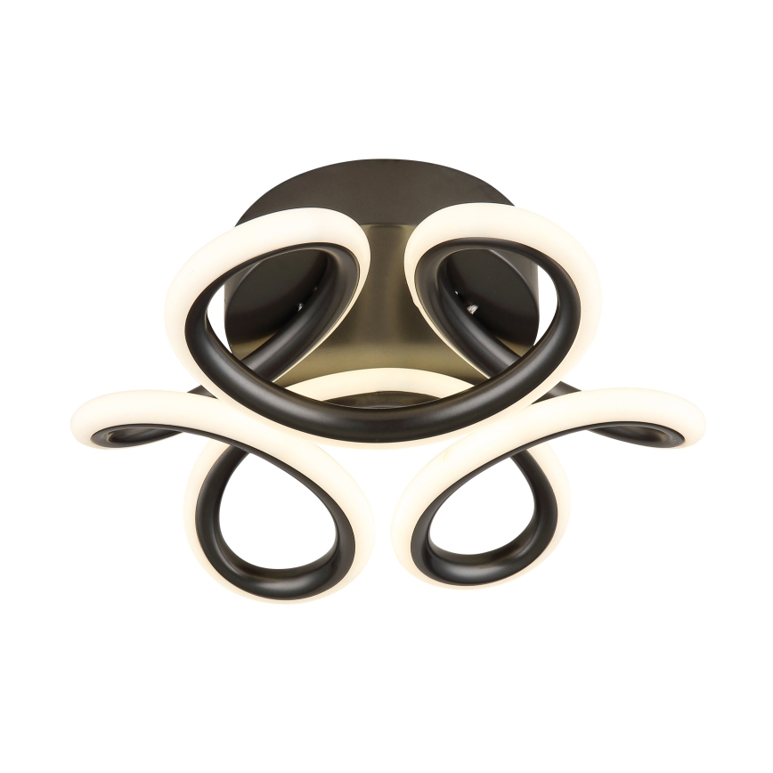 Globo - LED Οροφωτιστικό LED/24W/230V 2700/4000/6000K διάμ. 26 εκ. μαύρο