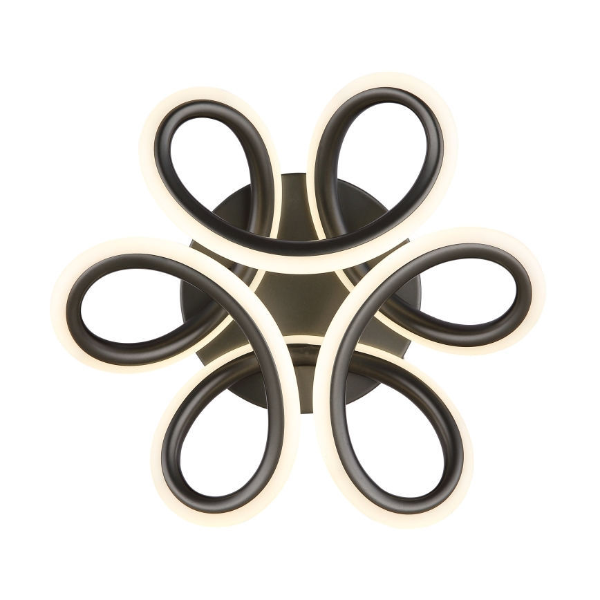 Globo - LED Οροφωτιστικό LED/24W/230V 2700/4000/6000K διάμ. 26 εκ. μαύρο