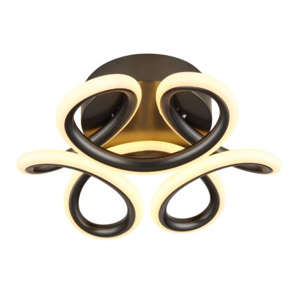 Globo - LED Οροφωτιστικό LED/24W/230V 2700/4000/6000K διάμ. 26 εκ. μαύρο