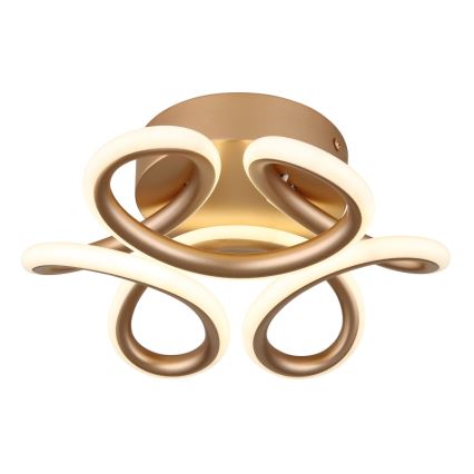 Globo - LED Οροφωτιστικό LED/24W/230V 2700/4000/6000K διάμ. 26 εκ. χρυσό