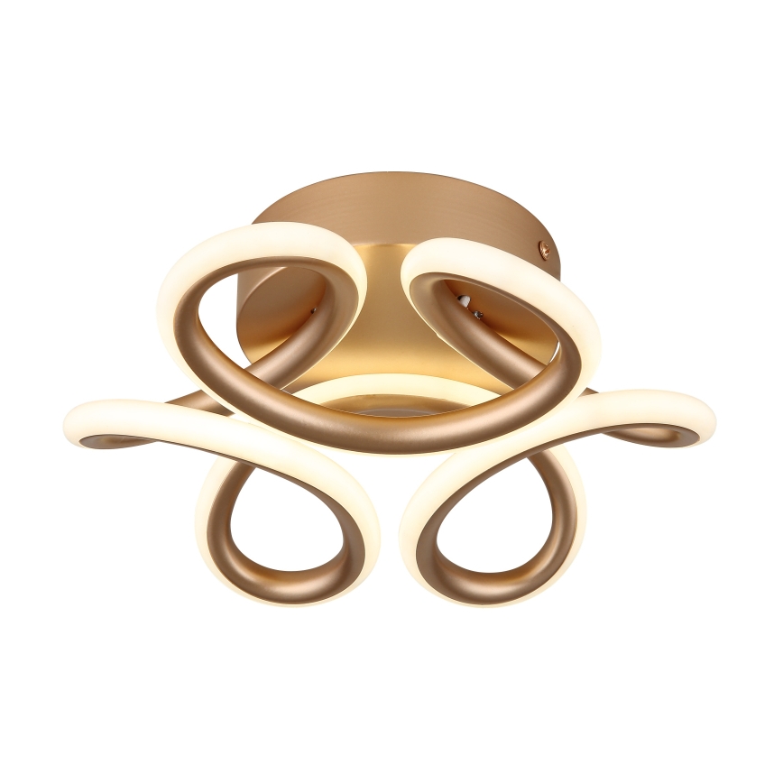 Globo - LED Οροφωτιστικό LED/24W/230V 2700/4000/6000K διάμ. 26 εκ. χρυσό