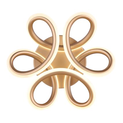 Globo - LED Οροφωτιστικό LED/24W/230V 2700/4000/6000K διάμ. 26 εκ. χρυσό