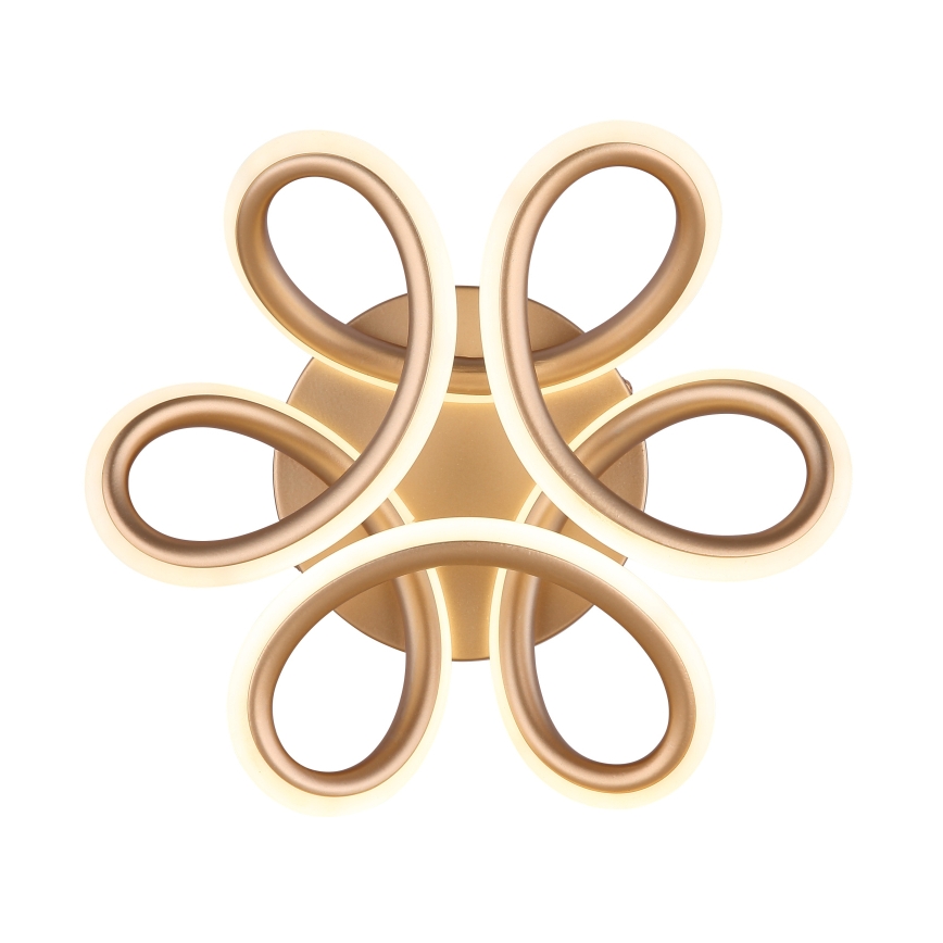 Globo - LED Οροφωτιστικό LED/24W/230V 2700/4000/6000K διάμ. 26 εκ. χρυσό