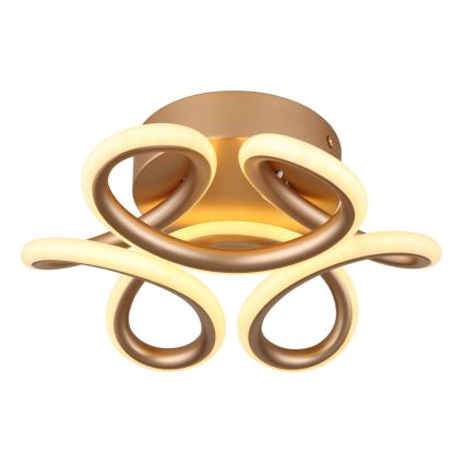 Globo - LED Οροφωτιστικό LED/24W/230V 2700/4000/6000K διάμ. 26 εκ. χρυσό