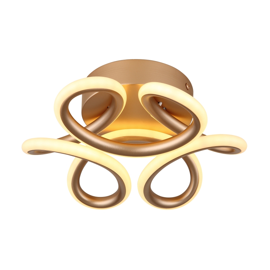 Globo - LED Οροφωτιστικό LED/24W/230V 2700/4000/6000K διάμ. 26 εκ. χρυσό