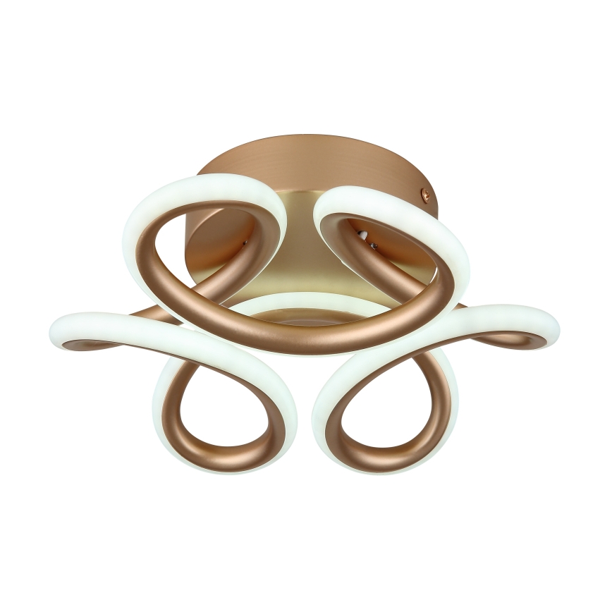 Globo - LED Οροφωτιστικό LED/24W/230V 2700/4000/6000K διάμ. 26 εκ. χρυσό