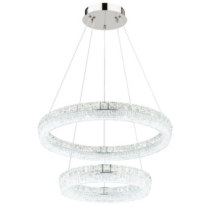 Globo - Ρυθμιζόμενο LED κρεμαστό φωτιστικό σε σύρμα LED/60W/230V 2700-6000K διάφανο + τηλεχειριστήριο